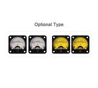 petjoyful VU Meter 2 Pcs Amplificateur de Puissance Portable DB Meter Haute Précision VU Meter avec Rétroéclairage Jaune Chaud Sonomètre avec Carte Pilote