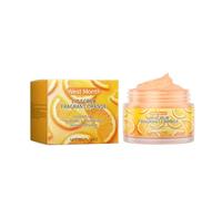 petjoyful WEST MOIS Gommage à Lèvres Orange Exfoliant Doux Hydratant et Réparateur pour Peaux Mortes Baume à Lèvres Double Action 2 en 1 50g