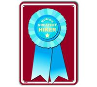PetKa Signs and Graphics PKWG-0100-NP_ World's Greatest Hiker Panneau en plastique 25,4 x 35,6 cm
