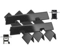 PETKAO 7636 Barres aromatisantes pour Weber GS4 Spirit 2 Parties, Remplacement pour Weber GS4 Spirit II & I E310 E320 S310 S320, Spirit S315, E315, pour Weber Spirit II Flame Guard 67046 69797 68843,