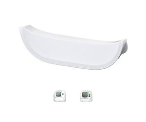 PETKIT Entrée Surélevée Clôture 2.0 pour PUROBOT Max Pro 2 Litiere Autonettoyante, Déflecteurs pour Éviter Fuites D'urine et de Litière (Not Compatible with Pura Max 2/PUROBOT Max Pro/Purobot Ultra)
