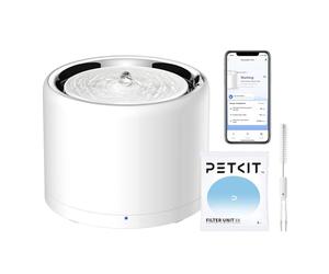 PETKIT Fontaine a Eau Chat sans Fil, Distributeur d'eau Intelligent Automatique pour Chats et Chiens, Réservoir Intérieur en Acier Inoxydable, Pas Facile à Elever des Bactéries