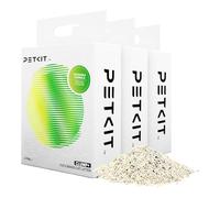 PETKIT Litière Mixte 5 en 1 pour Chats, Chasse d'eau,sans Odeur, avec Charbon Actif, Total 7.2 kg, Ultra Absorbante et à Séchage Rapide Litière Tofu pour Chats(3 Sacs,2.4kg/Sac)