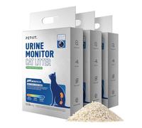 PETKIT Litiere pour Chat avec Détection d'Urine, Avertissement par Coloration, Ingrédients Naturels，Regroupement Rapide, Facile à Ramasser (Troise Sacs,2.4kg/Sac)