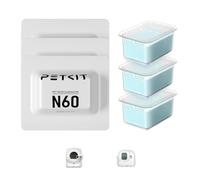 PETKIT N60 Désodorisant pour Purobot Ultra et Purobot Max Pro Autonettoyant Bac à Litière, Parfum Longue Durée, Haute Sécurité, Non Irritant, Utilisation Durable (3 Paquets)