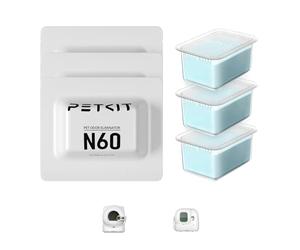 PETKIT N60 Désodorisant pour Purobot Ultra et Purobot Max Pro Autonettoyant Bac à Litière, Parfum Longue Durée, Haute Sécurité, Non Irritant, Utilisation Durable (3 Paquets)