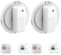 PETKIT Pura Air Smart Spray Désodorisant, pour Litière Autonettoyante PURA MAX 2, Élimine les Odeurs, avec Lumière Intelligente, Contrôle via Application (Lot de 2)