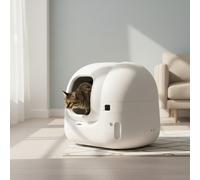 Petkit Litière automatique Puramax 2 Pack premium 76 L Blanc
