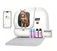 Petkit Litière automatique Puramax 2 Pack premium 76 L Blanc