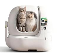 Petkit Bac à litière intelligent Puramax 2 – 15 jours sans nettoyage, 76L, contrôle triple odeurs