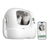 PETKIT PUROBOT MAX PRO 2 Litiere Chat Autonettoyante, Bac Litière Autonettoyante Nouvelle Amélioré avec Caméra, Entrée plus Grande,Wi-FI 2,4GHz&5GHz,Nettoyage et Suivi de Santé AI,pour Plusieurs Chats