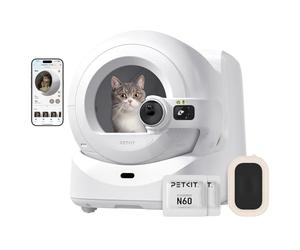 PETKIT Purobot Ultra Litiere Chat Autonettoyante, Bac à Litière Autonettoyante Amélioré avec Caméra HD 1080P,Nettoyage Intelligent, Capacité 70L, Suivi de Santé AI, Ultra Silencieuse et Sûre