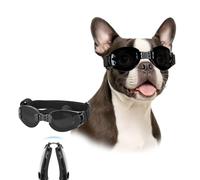 PETLESO Lunettes de soleil pliables pour chiens de petite et moyenne taille, résistantes aux UV, pour l'équitation, la conduite, les voyages en plein air