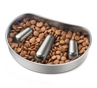 PETLIBRO Gamelle anti-étouffement pour chien - Alimentation lente - En acier inoxydable - Compatible avec la mangeoire automatique Granary AF203