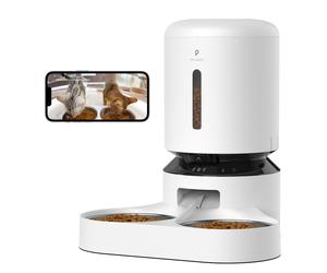 Petlibro Granary Distributeur automatique double avec caméra de surveillance 5L blanc - PL-AF203-96W