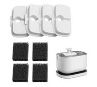 Petlibro Lot de 4 filtres de rechange pour fontaine à eau pour chat PLWF005, PLWF115, PLWF105, avec éponges pré-filtrantes