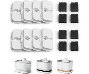 PETLIBRO Lot de 8 filtres pour Fontaine à Eau pour Chat PLWF005, PLWF115, PLWF105, kit de 4 Mois PETLIBRO pour Fontaine à Eau