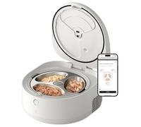 PETLIBRO Mangeoire Automatique pour Chat avec Bol en Acier Inoxydable, mangeoire Automatique réfrigérée pour Chat avec Refroidissement Semi-conducteur, 3 Repas Frais Pendant 3 Jours, Distributeur de