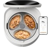 PETLIBRO Mangeoire Automatique pour Chat Humide avec réfrigération, Distributeur de Nourriture pour Chat contrôlé par Application avec Refroidissement Semi-conducteur, 3 Repas Frais jusqu'à 3 Jours