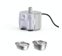 PETLIBRO Pompe de Rechange pour Fontaine à Eau pour Chat en Acier Inoxydable, Compatible avec 3 L, débit d'eau réglable, Distributeur d'eau Super Silencieux pour Chien