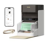 PETLIBRO RFID Distributeur Croquettes Chat Automatique, Wi-FI 5G Distributeur Automatique de Nourriture pour Animaux de Compagnie - avec capteur de Jour - avec Application - 1 à 10 Repas (Simple)