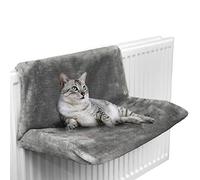 Petlicity® Lit de radiateur à suspendre pour chat et chien, chaud et confortable . Solide et durable. Avec housse lavable en machine et châssis pliable pour un rangement facile