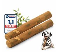 PetLove Bois d'olivier pour chiens avec huile de saumon • Bois à mâcher comme jouet pour chien • Bâton à mâcher imprégné • Longue occupation, soins dentaires et plaisir à mâcher • Taille : S (50-140 g