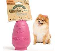 PetLove Organic Toys Punky Funky Jouet pour chien 100 % caoutchouc naturel Jouet à mâcher robuste et durable Pour soins dentaires et emploi Taille L