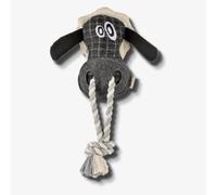 PetLove Wonky Woolies Tuggerz Jouet en Peluche Durable pour Chien et Chiot avec couineur, matériaux 100% recyclés, Taille Unique