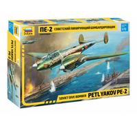 PETLYAKOV Pe-2 Soviet Dive Bomber - ZVEZDA 1/72 Plastic Kit