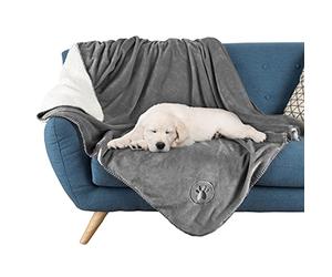 PETMAKER Couverture imperméable pour Animal Domestique - Couverture réversible pour protéger Le canapé, la Voiture, Le lit Contre Les déversements, Les Taches ou Les Poils - Couvertures pour Chien et