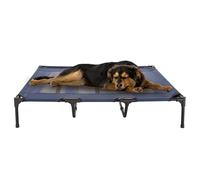 PETMAKER Lit surélevé pour Chien - Lit Portable pour Animal de Compagnie avec Pieds antidérapants - Lit intérieur/extérieur pour Chien ou Chiot jusqu'à 50 kg (Bleu)