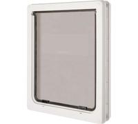 PETMATE Chatiere 2 voies Dog Mate XL - 36x44 cm - Blanc - Pour chien