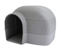Petmate - Husky Dog House - Chenil pour Chien de Grande Taille - Matériaux 100% Recyclés - Entrée Pensée pour Protéger des Intempéries - Dimension de 85 x 84 x 66 cm