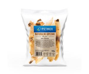 PETMEX Oreilles de lapin 100g mastication naturelle pour chien