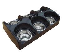 Petnap Mangeoire à 6 gamelles pour Chiot (Moyenne 14 cm x 56 cm x 32 cm, 3 kg)