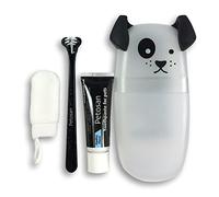 Petosan Kit dentaire pour chiens et chiots - Brosse à dents approuvée par les vétérinaires, dentifrice, brosse à doigts - Petite race, soins bucco-dentaires pour chiots