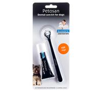 Petosan Zahnpflege-Set pour Petits Chiens Avec Brosse à Dents Et Zahnpasta