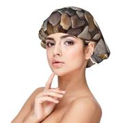 Petoskey Bonnet en soie satinée pour dormir, bonnet de sommeil doux double couche en soie pour femme, cheveux naturels, bouclés, cheveux longs tressés
