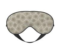 Petoskey Masque pour les yeux double face doux réversible avec impression de pierres, réglable pour un ajustement parfait, bloque la lumière du masque pour les yeux