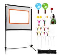 petour Filet de Pickleball, Filet de Tennis avec Cadre en métal, Set de Beachball avec Sac de Transport, pour Jouer à l'extérieur et à l'intérieur, Convient pour Les gymnases, Les terrains de Jeux