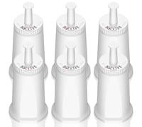 PETOX Lot de 6 filtres à eau de rechange pour machine à expresso Breville Barista Touch BES880, Barista Pro BES878, Oracle Touch BES990, Oracle BES980, double chaudière BES920 Bambino ClaroSwiss Sage