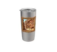 Petra en Jordanie Gobelet isotherme en acier inoxydable double paroi