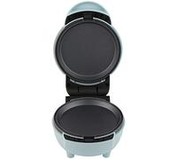 Petra Gaufrier de fête 3 en 1: mini-encas, 3 plaques antiadhésives amovibles 11,8 cm, préchauffage 3 min, gaufrier compact, machine à donuts, nettoyage facile, 400 W, bleu pastel, PT5535BLVDE