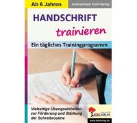 Petra Hartmann Handschrift trainieren: Vielseitige Übungseinheiten zur F (Poche)