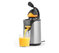 Petra PT5026VDEEU7 Presse-agrumes électrique - Presse-agrumes à fruits, bras de levier, sans BPA, presse-citron, grand/petit cône rotatif, presse-agrumes en acier inoxydable, bec anti-goutte, 100W