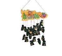 Petra S Bricolage-News Kit de Bricolage pour Calendrier de l'avent Renne avec clôture avec pièces en Bois, gravierte Calendrier de l'Avent Chiffres, Bois, Couleurs en Bois 45 x 35 x 10 cm