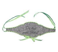 'Petra S News A Ruban Ruban fbf36 F8761 Bouteille, Tu ES Mon héros, graumeliertes Feutre de Bricolage avec hellgrünem Carreaux Bande gefädelt