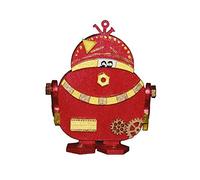Petra S rob2616-News A pour travaux de Kit de Bricolage Robot P/B zwo, en Bois Env. 160 mm avec einglasigen Assortie Lunettes, holzfarbe, 20 x 15 x 5 cm