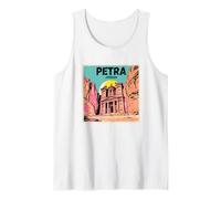 Petra Souvenir jordanien pour Femmes et Hommes Sept Merveilles du Monde Débardeur